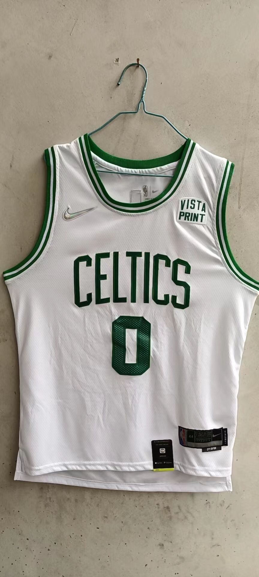 Men Boston Celtics 0 Tatum White 75th Nike 2022 NBA Jersey